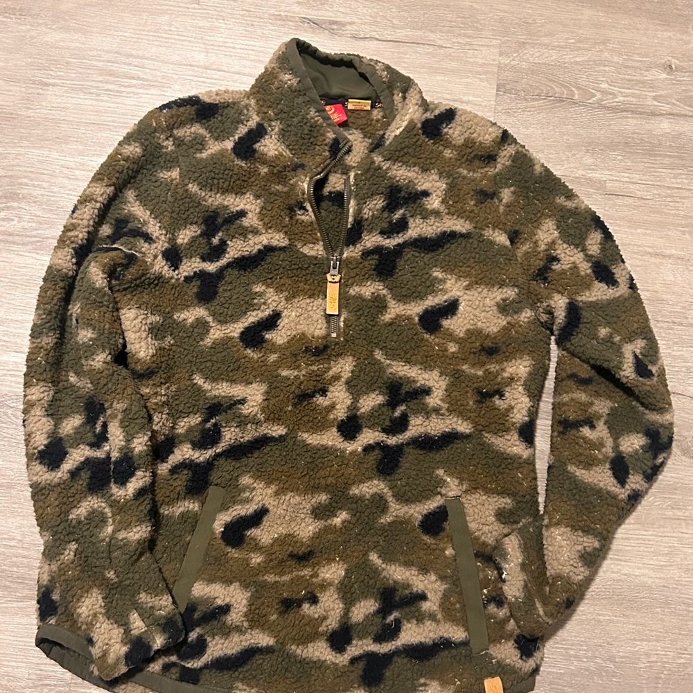 She outdoors Camouflage sherpa Pullover